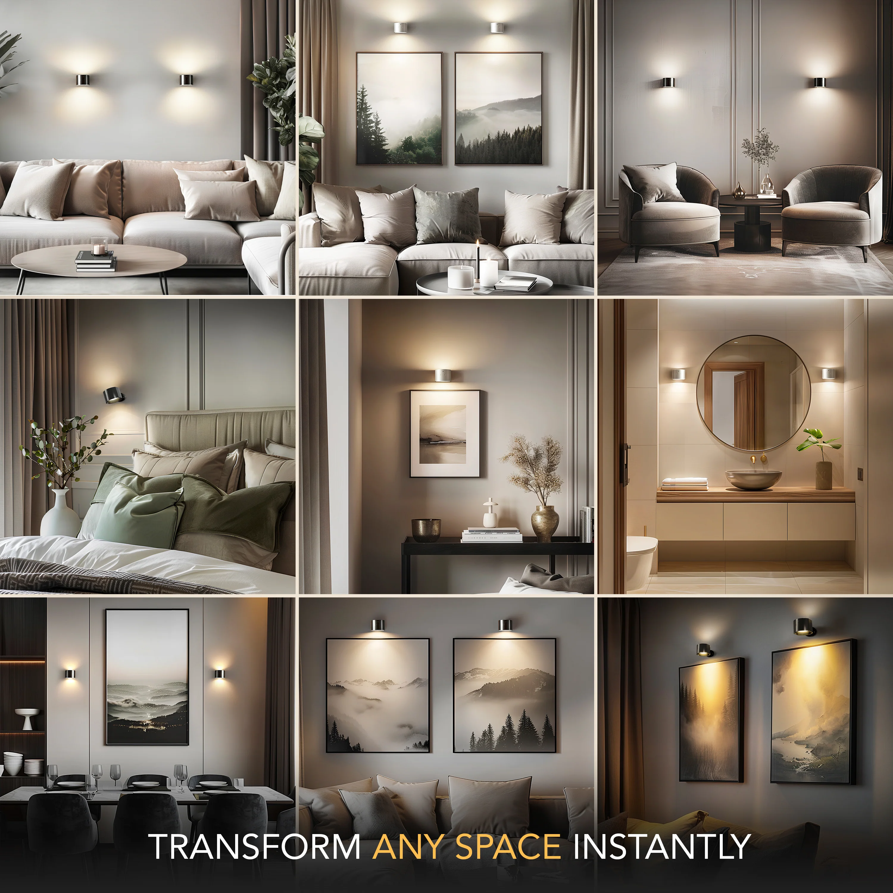 WIRELESS LED WALL LIGHTS - Image 5